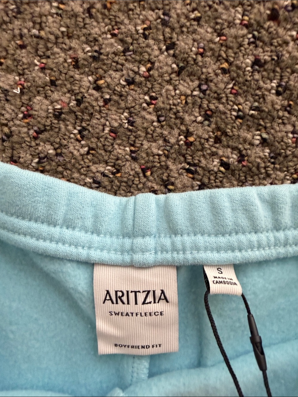 Aritzia panorama blue sweatshorts - Picture 3 of 3